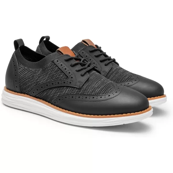 Bruno Marc Men's CoolFlex Craft Mesh Oxfords Sneakers Casual Dress Lace-Up Lightweight Walking Shoes
