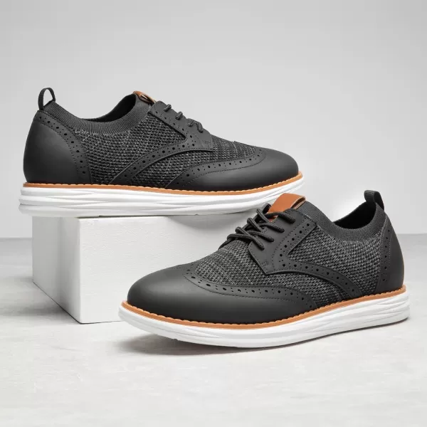 Bruno Marc Men's CoolFlex Craft Mesh Oxfords Sneakers Casual Dress Lace-Up Lightweight Walking Shoes