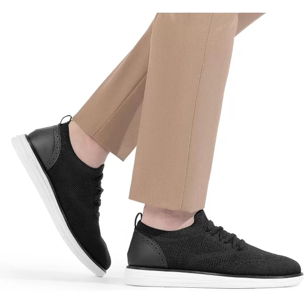 Bruno Marc Men's CoolFlex Craft Mesh Oxfords Sneakers Casual Dress Lace-Up Lightweight Walking Shoes