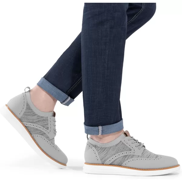 Bruno Marc Men's CoolFlex Craft Mesh Oxfords Sneakers Casual Dress Lace-Up Lightweight Walking Shoes