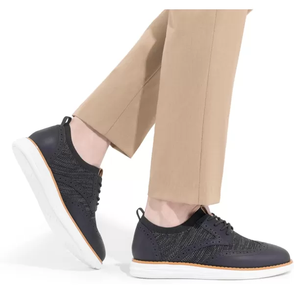 Bruno Marc Men's CoolFlex Craft Mesh Oxfords Sneakers Casual Dress Lace-Up Lightweight Walking Shoes