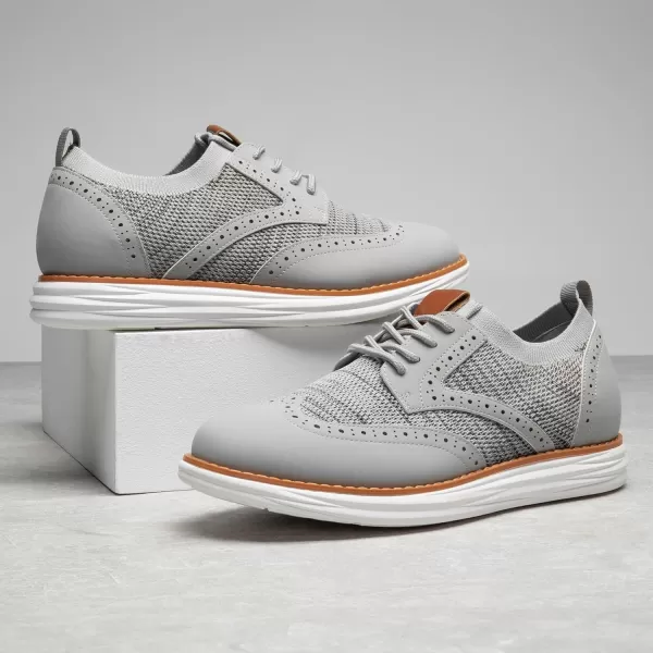 Bruno Marc Men's CoolFlex Craft Mesh Oxfords Sneakers Casual Dress Lace-Up Lightweight Walking Shoes
