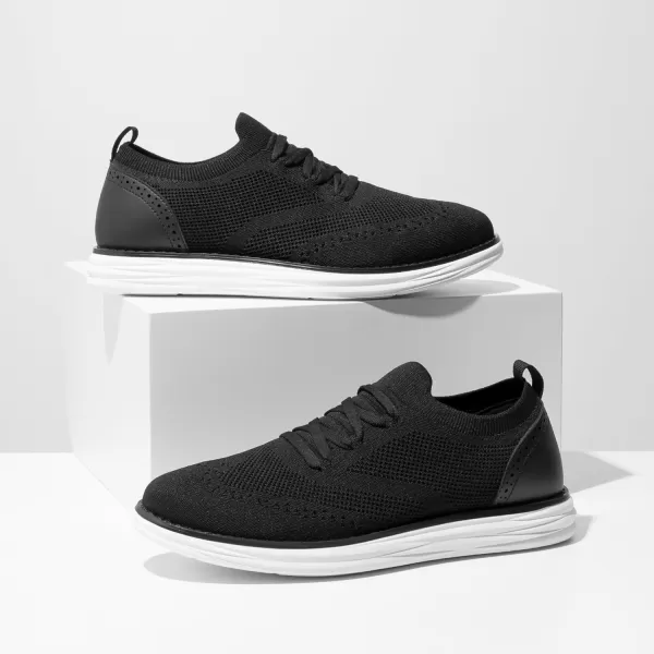 Bruno Marc Men's CoolFlex Craft Mesh Oxfords Sneakers Casual Dress Lace-Up Lightweight Walking Shoes