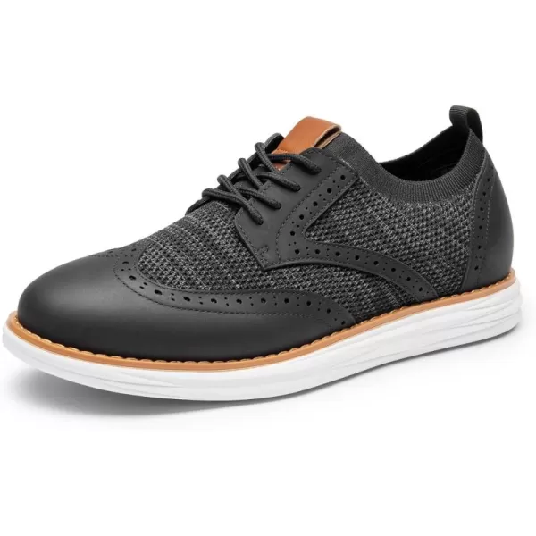 Bruno Marc Men's CoolFlex Craft Mesh Oxfords Sneakers Casual Dress Lace-Up Lightweight Walking Shoes