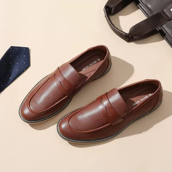 Bruno Marc Men's Penny Loafers Business Formal Dress Shoes