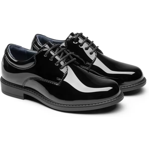 imageBruno Marc Boys Classic Oxfords Dress Shoes ToddlerLittle KidBig KidBlackpat
