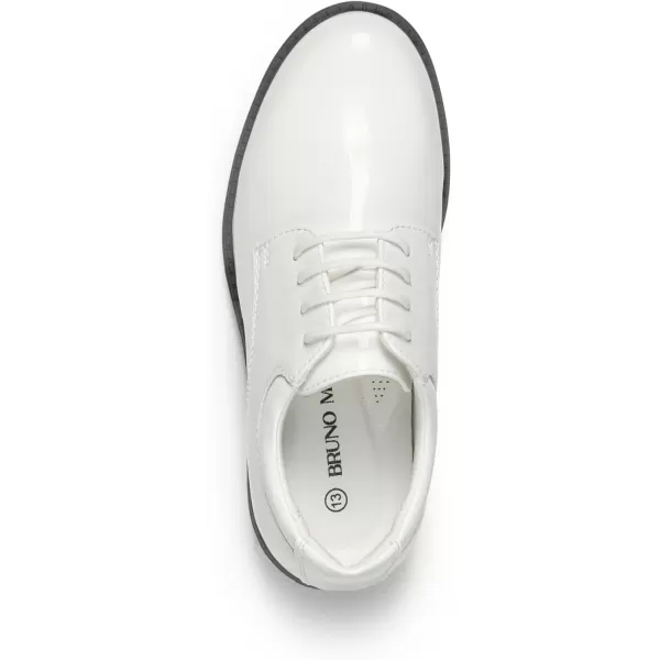 imageBruno Marc Boys Classic Oxfords Dress Shoes ToddlerLittle KidBig KidWhitepat