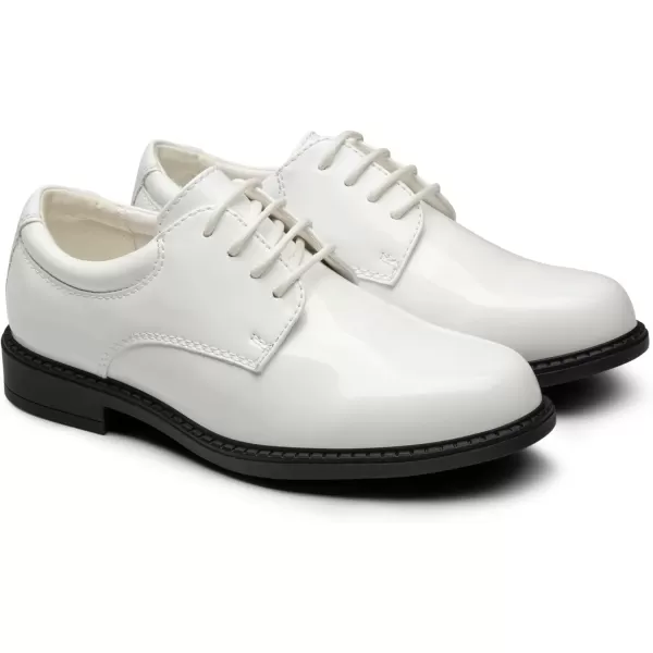 imageBruno Marc Boys Classic Oxfords Dress Shoes ToddlerLittle KidBig KidWhitepat