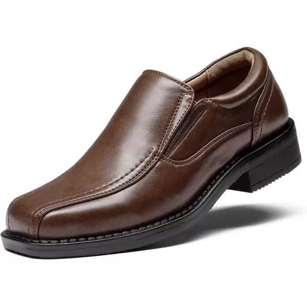 imageBruno Marc Boys Dress Shoes SlipOn Loafer Wedding ShoesDark Brown