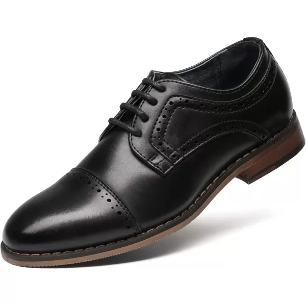 imageBruno Marc Boys PrinceK1 Classic Oxfords Dress ShoesK1Black