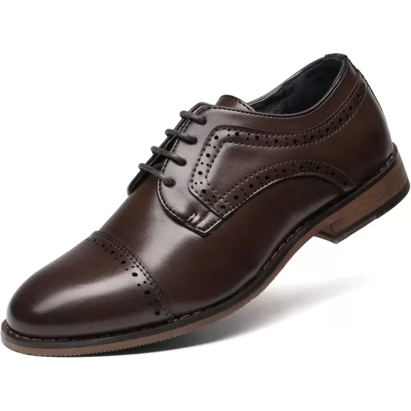 imageBruno Marc Boys PrinceK1 Classic Oxfords Dress ShoesK1Darkbrown