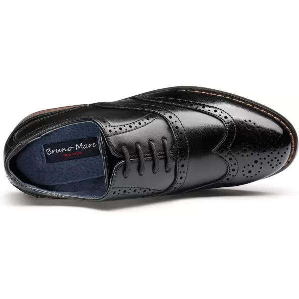imageBruno Marc Boys PrinceK2 Classic Oxfords Wingtip Dress ShoesK2Black