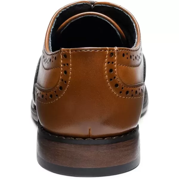 imageBruno Marc Boys PrinceK2 Classic Oxfords Wingtip Dress ShoesK2Brown