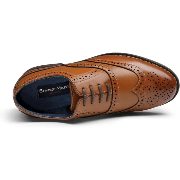 imageBruno Marc Boys PrinceK2 Classic Oxfords Wingtip Dress ShoesK2Brown