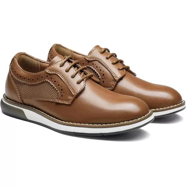 imageBruno Marc Boys Casual Dress Oxford Comfort Uniform Formal Sneaker ShoesBrown
