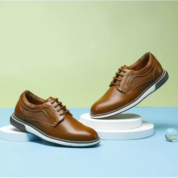 imageBruno Marc Boys Casual Dress Oxford Comfort Uniform Formal Sneaker ShoesBrown