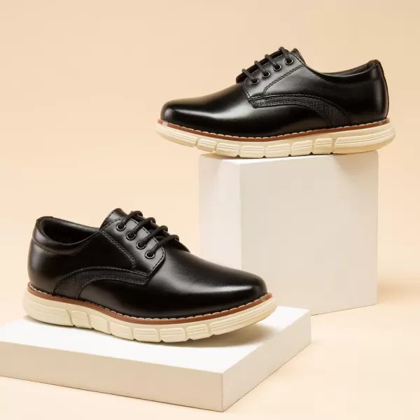 imageBruno Marc Boys Dress Sneakers Casual Oxford Formal ShoesBlack