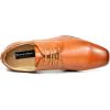 imageBruno Marc Mens Classic Modern Formal Oxfords Lace Up Leather Lined Dress ShoesBrown