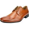 imageBruno Marc Mens Classic Modern Formal Oxfords Lace Up Leather Lined Dress ShoesBrown
