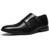 imageBruno Marc Mens Dress Loafer Shoes Monk Strap Slip On Loafers2Black