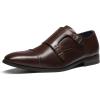 imageBruno Marc Mens Dress Loafer Shoes Monk Strap Slip On Loafers2Brown