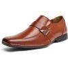imageBruno Marc Mens Giorgio Leather Lined Dress Loafers ShoesBrown