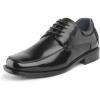 imageBruno Marc Mens Square Toe Classic Business Dress ShoesBlack