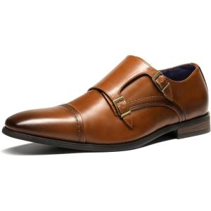 imageBruno Marc Mens Dress Loafer Shoes Monk Strap Slip On Loafers2Camel