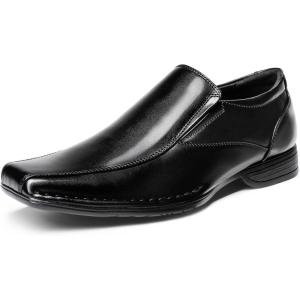 imageBruno Marc Mens Giorgio Leather Lined Dress Loafers Shoes01black