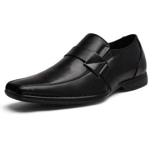 imageBruno Marc Mens Giorgio Leather Lined Dress Loafers Shoes03black