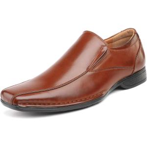 imageBruno Marc Mens Giorgio Leather Lined Dress Loafers Shoes1brown