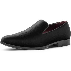 imageBruno Marc Mens Loafers Dress Shoes Slipon Formal Tuxedo ShoesBlackvelvet