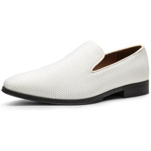 imageBruno Marc Mens Loafers Dress Shoes Slipon Formal Tuxedo ShoesWhite