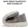imageBruno Marc Mens Casual Slipon Loafers Stretch Shoes 10Splice Grey