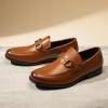 imageBruno Marc Mens Dress Loafers Slipon Formal ShoesBrown