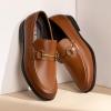 imageBruno Marc Mens Dress Loafers Slipon Formal ShoesBrown