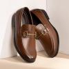 imageBruno Marc Mens Dress Loafers Slipon Formal ShoesDark Brown