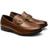 imageBruno Marc Mens Dress Loafers Slipon Formal ShoesDark Brown
