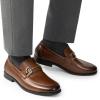 imageBruno Marc Mens Dress Loafers Slipon Formal ShoesDark Brown