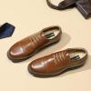 imageBruno Marc Mens Dress Oxford Shoes Classic Lace Up Formal Cap Toe ShoesBrown