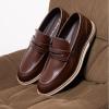 imageBruno Marc Mens Dress Penny Loafer Slipon ShoesDark Brown