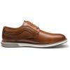 imageBruno Marc Mens Plain Toe Oxford Shoes Business Formal Derby Dress SneakersBrown