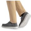imageBruno Marc Mens Slipon Canvas Loafers Casual Boat ShoesDark Grey