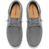 imageBruno Marc Mens Slipon Canvas Loafers Casual Boat ShoesDark Grey