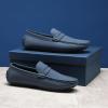 imageBruno Marc Mens Slipon Penny Loafer Suede Driving ShoesDark Blue