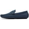 imageBruno Marc Mens Slipon Penny Loafer Suede Driving ShoesDark Blue