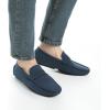 imageBruno Marc Mens Slipon Penny Loafer Suede Driving ShoesDark Blue
