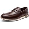 imageBruno Marc Mens Dress Penny Loafer Slipon ShoesDark Brown