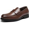 imageBruno Marc Mens Dress Slipon Penny Loafers Business Formal ShoesDark Brown