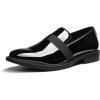 imageBruno Marc Mens Dress Tuxedo Shoe Slipon Classic Patent Leather LoafersBright Black